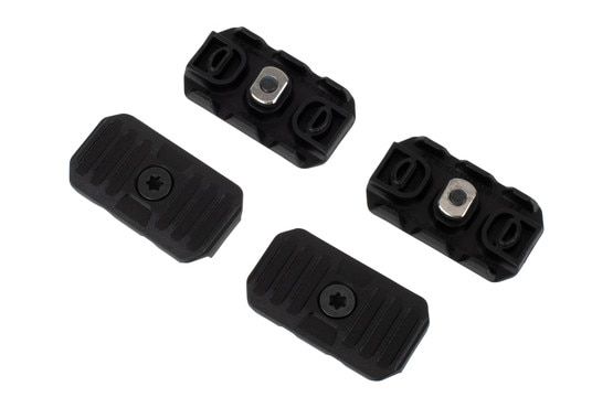Strike Industries M-LOK Cable Management Rail Covers - Short - Black - 2 Piece Set for light laser wires